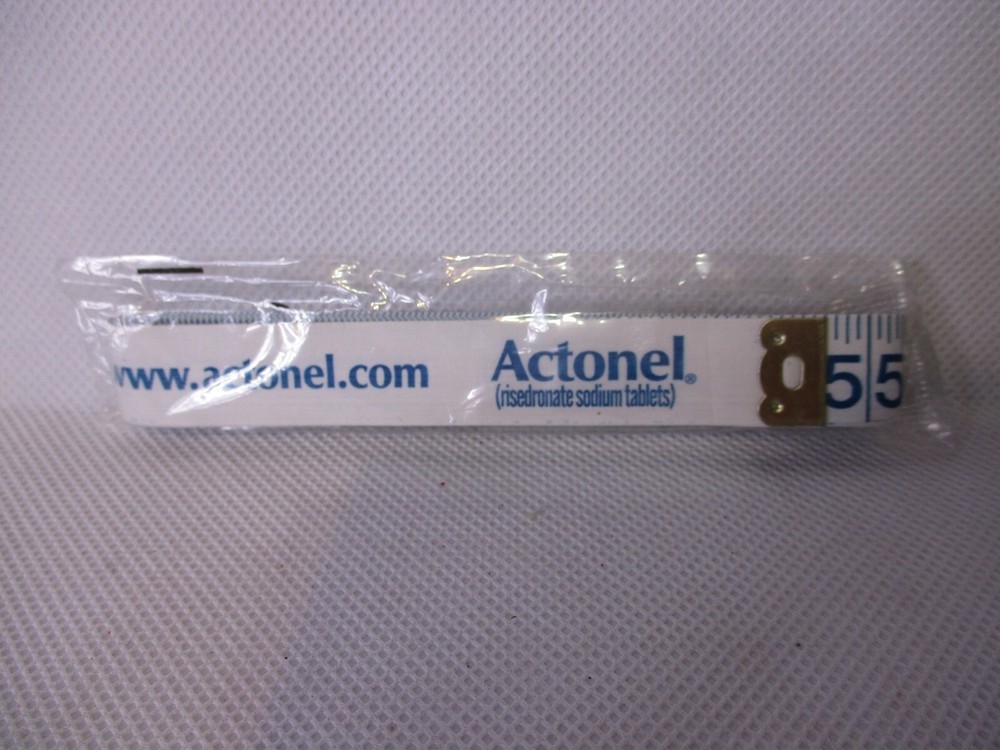Actonel Tape Measure SEALED Pharmaceutical Drug Rep Promo Advertisement NOS