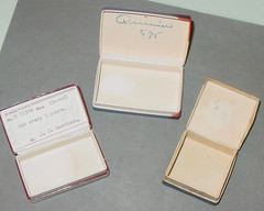 3 Vintage Cardboard Paper PHARMACY Prescription Drug Hinged Pill Box Mix Lot USA