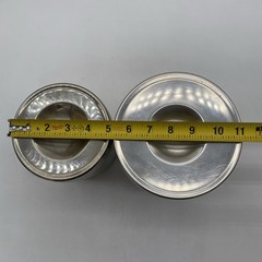 Vollrath Stainless Steel Canister With Medical Lid – Set of 2 – 8802 & 8803