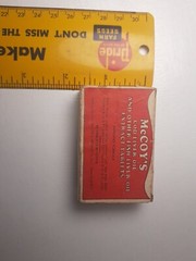 1940-50s Vintage McCoy’s Cod Liver Pills Cardboard Box