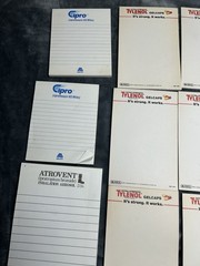 Lot of 18 Pharmaceutical Drug Memo Note Pads – Medicine – Advertising