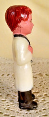 Doctor Figurine Vintage Hong Kong Plastic Stethoscope White Jacket Cake Topper
