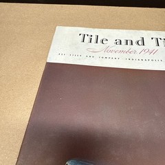 Tile And Till Magazine Eli Lilly And Company November 1941 Indianapolis Indiana