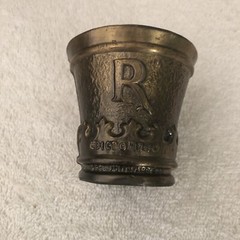Rx Apothecary “Edict Of 1240” Frederick II, Bronze Mortar & Coricidin Pestle