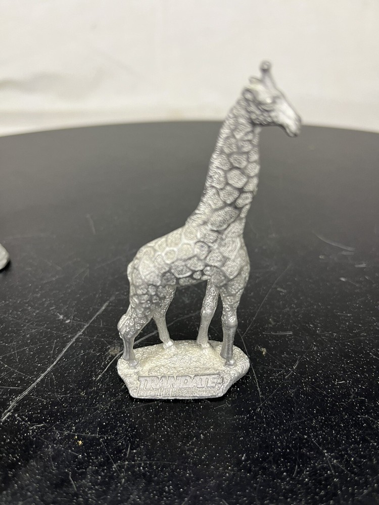 Trandate Labetalol Pewter Giraffe Figure Pharmaceutical HCI Advertising
