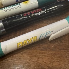 Pharmaceutical Medical Promo Pen Drug Rep Zoloft Paxil Zyvok Namenda Zyprexa Lot