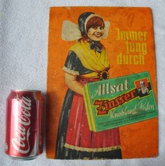 1920s Germany German ALLSAT ZINSSER FOREVER YOUNG Apotheca Pharmacy Cure Poster