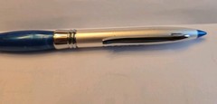 VIAGRA Heavy Metal Pen Pharmaceutical Rep Promo Silver Blue HTF Vintage – Works
