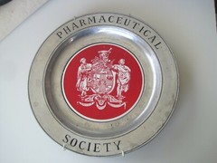 Pharmaceutical Society Wilton Pewter Plate 11″