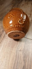 Secundum Artem Schering McCoy Ceramic Rx Apothecary Jar Vase Maimonides