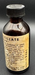 Rare Antique Tar Distillate Doak (Doak Pharmaceutical Westbury NY)