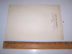 Vintage WEST END PHARMACY Blank Stationary Page BRAZIL INDIANA – H.L. NEIDLIMGER