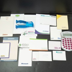 Vtg Drug Rep Pharmaceutical Partial Sticky Notes Stapler Calculator Pharma Lot