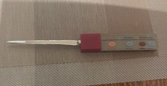 Pharmaceutucal Drug Rep Promo Letter Opener. 9.5 inch Branded Vintage Promo
