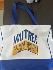 IMITREX Sumatriptan Succinate Pharmaceutical Rep Tote Bag Capital Ideas 20”x17”