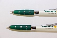 Pharmaceutical pens 2 Namenda Heavy Metal Gel Writers New in Sleeve