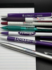 Lot (8) Pharmaceutical / Drug Rep Pens – Levaquin, Norvasc, Prilosec Allegra
