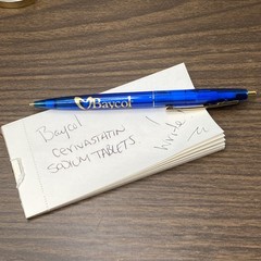 VTG Pharmaceutical Advertising Baycol Cerivanstatin BIC Clic Pen RX Rep WRITES