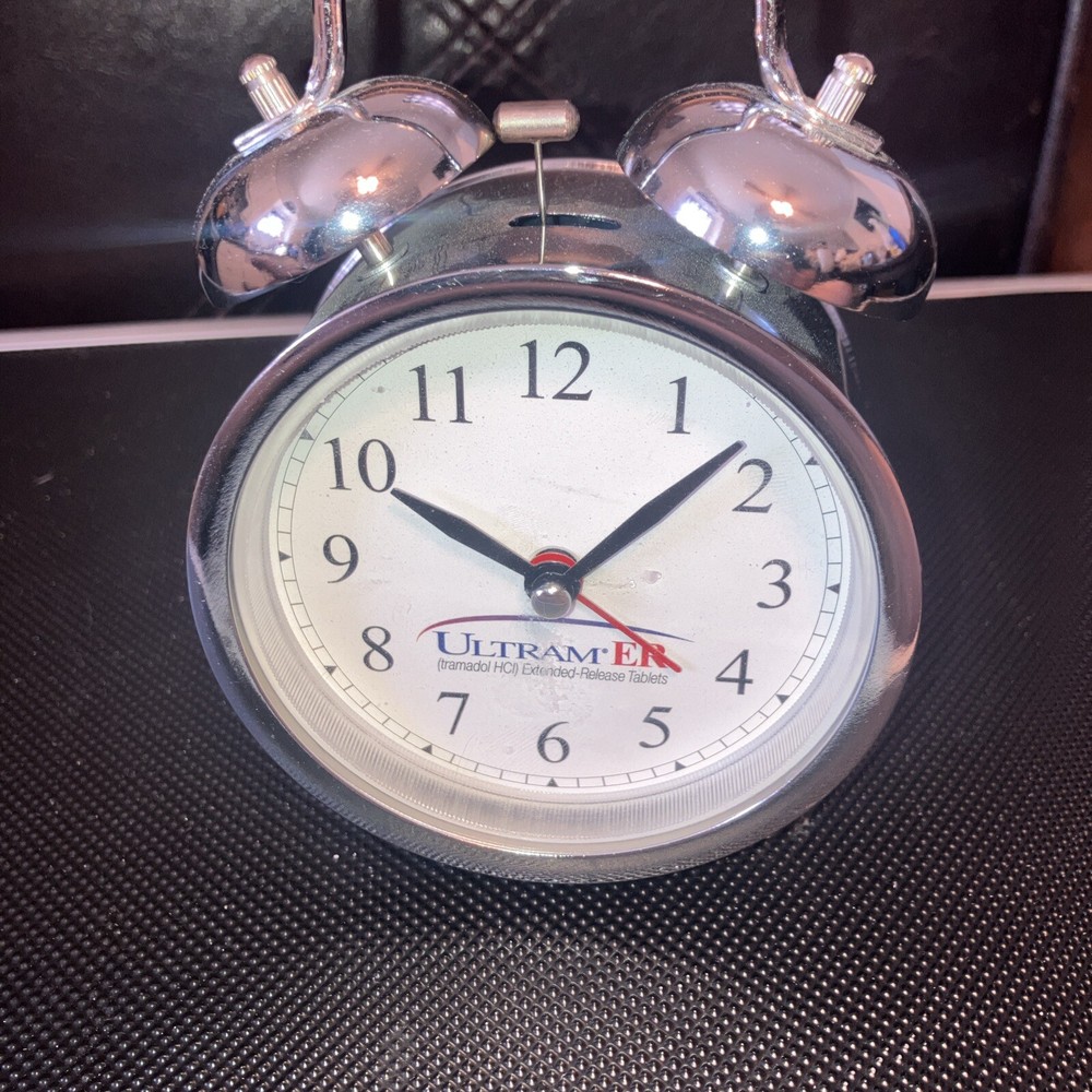 Ultram ER (tramadol) Drug Rep Alarm Clock OPIOD PAINKILLER ADVERTISING