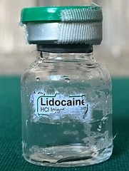 vtg empty clear vial for display #6