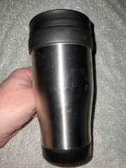 PROZAC Weekly Double Wall Tumbler Travel Mug Pharma Ad Promo See Pics