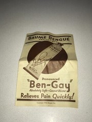 1939 Baume Bengue „Ben-Gay“ Tube in Original Box