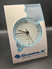 Glucotrol XL Quartz Desk Clock Pharmacy Collectible – NOT WORKING