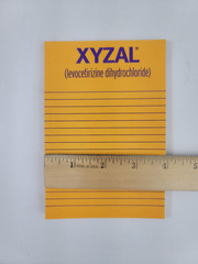 4 XYZAL Drup Rep Lined Post It Notes Pads Pharma Collectible Medical Promo 4×6