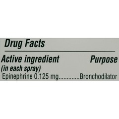 Emergency Epinephrine Inhaler Aerosol 2 Pack Fast Relief for Severe Allergic