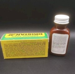 NOS 80’s Vintage Dristan-AF Aspirin Free Medicine 50 ~ Plastic Bottle HTF Rare
