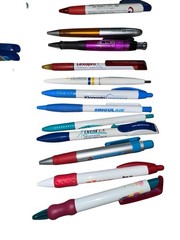 Lot Of 125 Pharmaceutical Drug Rep Advertising Pens some Rare!