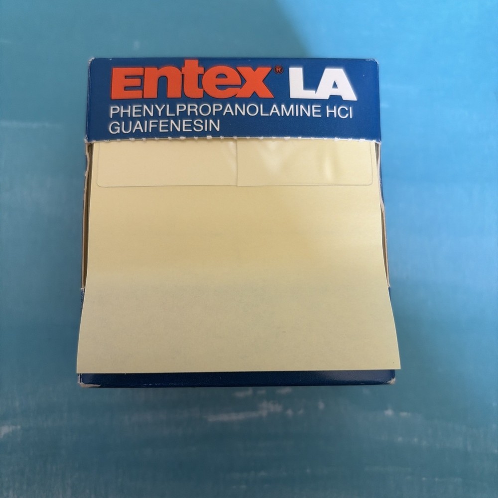 Vintage Drug Rep Pharmaceutical Promo Medical Advertising Post It Notes Entex LA