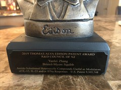 RARE Robert Toth – Thomas Edison Patent Award R&D Council NJ – Bristol-Myers