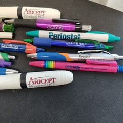 Pharmaceutical Drug Rep 11 Pens 2 Hi Liters Some Dried Out 13 Total