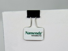 Namenda Avandamet Amitiza Zyrtec Binder Clips Drug Rep Pharmaceutical Lot of 12