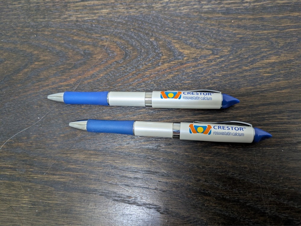 Drug Rep CRESTOR Collectible Heavy Metal Pen RARE
