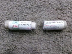 LILLY SMALL POX VACCINE RX CONTAINER EMPTY