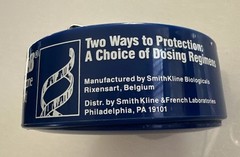 Vintage Engerix-B Drug Rep Promo Magnetic Pin Holder Medical