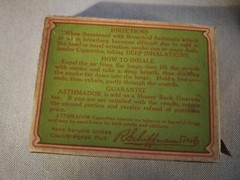 Vintage Dr R Schiffmann’s Asthmador Asthma BRONCHIAL AID Advertising Box