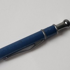 Zyrtec Blue Silver Heavy Metal Medical Drug Rep Pharmaceutical Pen Collectible
