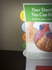 Vintage Effient Prasugrel Medical Display Stent Model Promo Rare