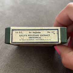 Vintage Eli Lilly Lilly’s Pituitary Extract Obstetrical – Rare Pharmaceutical