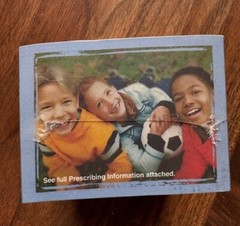 POST IT NOTE Cube Stattera Pharmaceutical Drug Rep Advertising Sealed Note Pad
