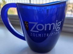 Zomig Acrylic Mug with Handle – Pharmaceutical Drug Rep Promotional Item