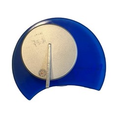 Vintage Baycol Cerivastatin Sodium Tablets Pharma Promo Desk Clock Blue Quartz