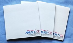 Ambien Heavy Metal Pen Stopwatch Notepad Sharpie Drug Rep Pharmaceutical Lot