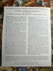 A HISTORY OF PHARMACY IN PICTURES 1954 PRINT#8 Great Gift For Doctor 22″×18″