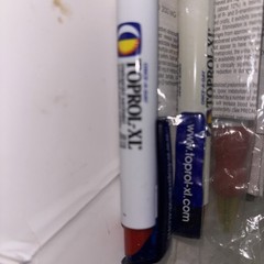 Drug Rep TOPROL-XL Collectible Gel Pens x 4 RARE Ind Wrapped W/ Info Sheet