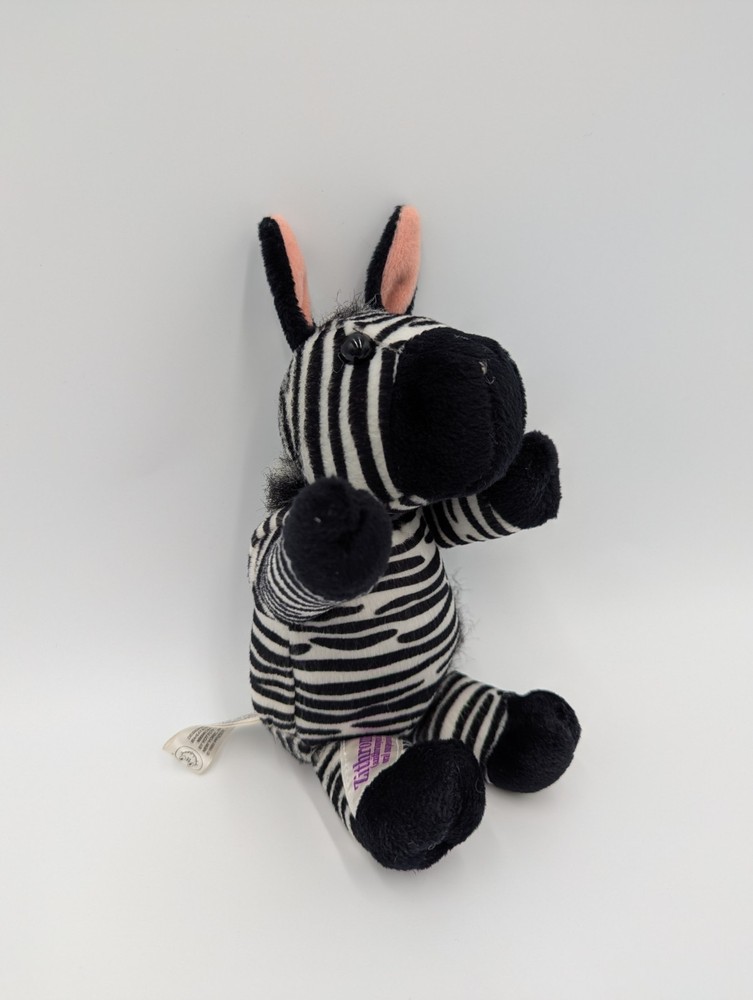 VTG Zebra Plush Advertising Drug Rep Pharma Stuffed Animal Zithro Pfizer 1999