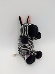 VTG Zebra Plush Advertising Drug Rep Pharma Stuffed Animal Zithro Pfizer 1999